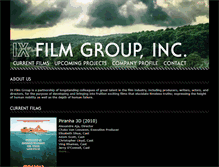 Tablet Screenshot of ixfilmgroup.com